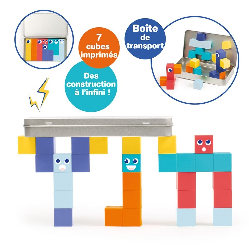 LUDI Magnetics Cubes Magnetisch Bouwspel – 28 stuks