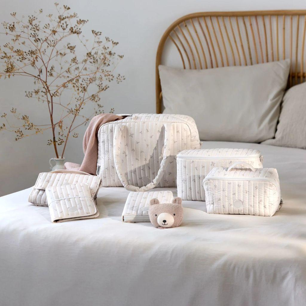 Lässig Verschoonmatje XL Miracle of Nature Leaves Beige