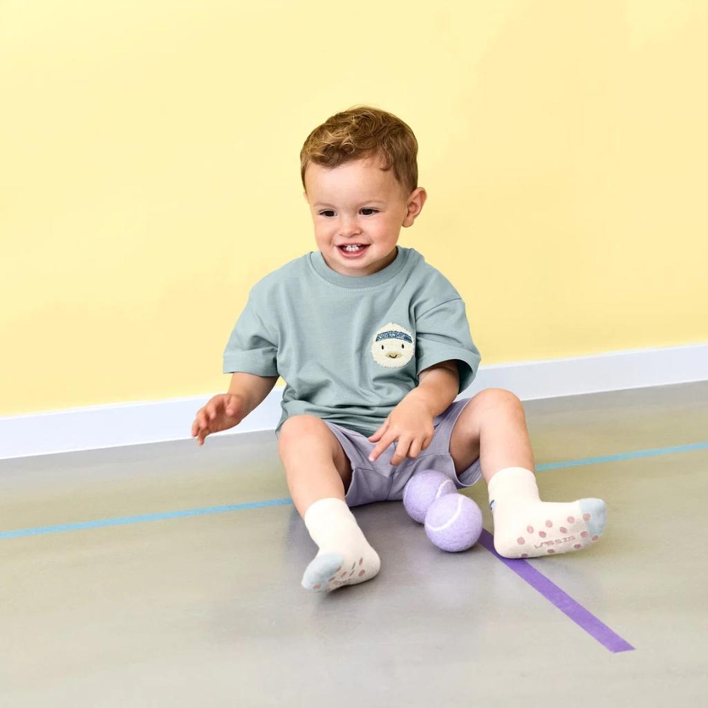 Lässig Chaussettes antidérapantes Duck Vert – 2 pièces