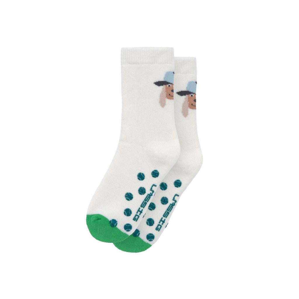 Lässig Chaussettes antidérapantes Dog Vert – 2 pièces
