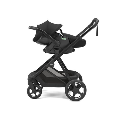 Thule Pousette 3 en 1 Charm Black + Nacelle Black + Siège-auto Groupe 0+ Maple Black + Adaptateur pour siège-auto