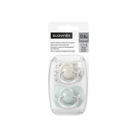 Bibs Fopspeen 0 - 6 maanden Ivory/Sage - 2 - 2 stuks