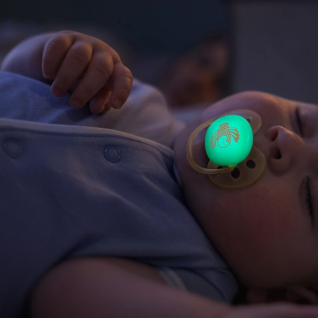 Philips AVENT Sucette +0 mois Soft Night Deco - 4 pièces