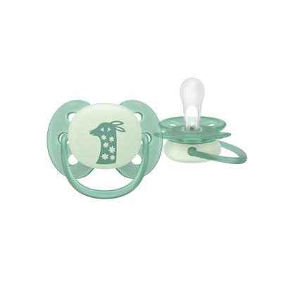 Philips AVENT Sucette +0 mois Soft Day & Night - 4 pièces