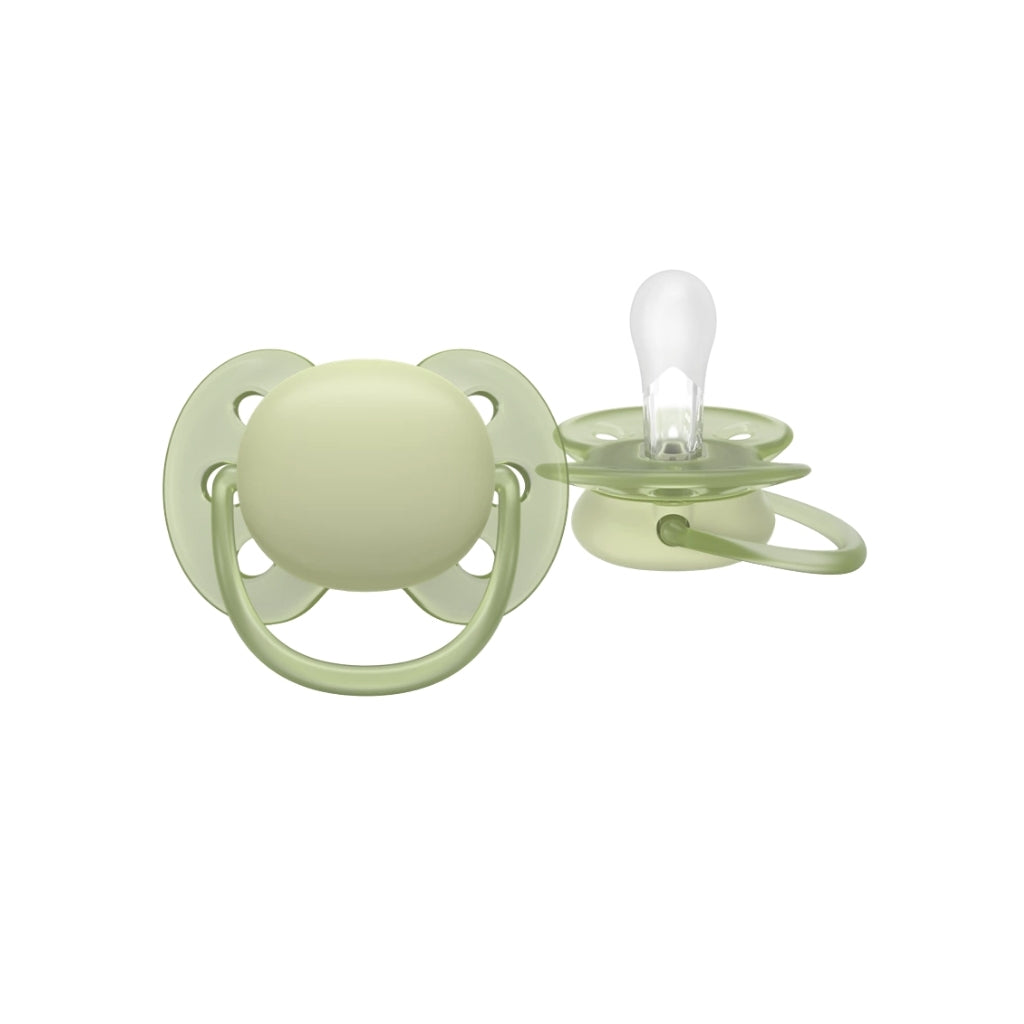 Philips AVENT Sucette +6 mois Soft Night Deco - 4 pièces