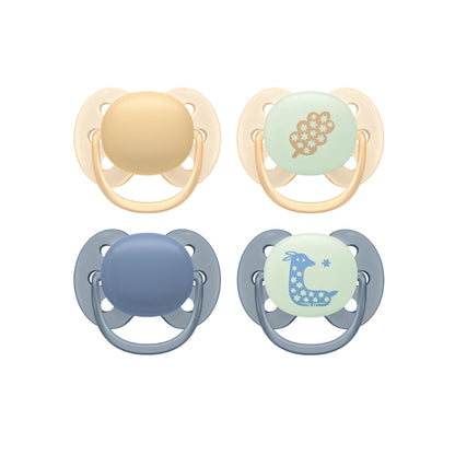 Philips AVENT Fopspeen +6m Soft Day & Night - 4 stuks