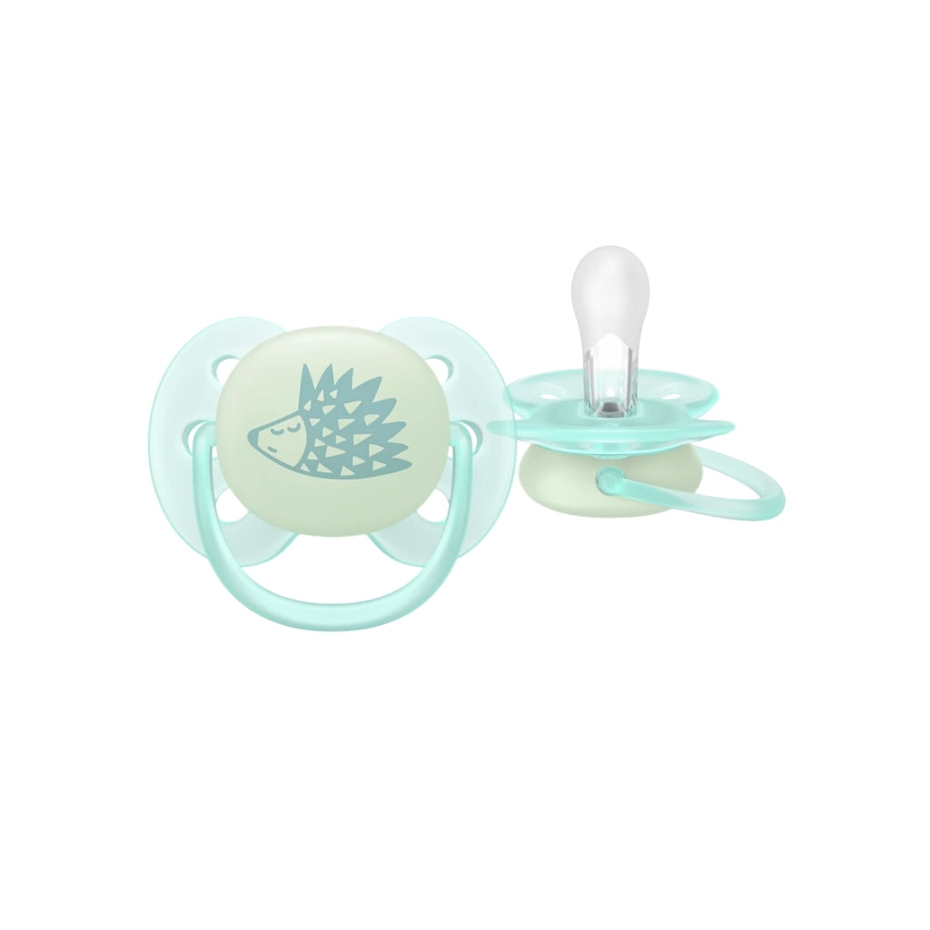 Philips AVENT Sucette +0 mois Soft Night Mystery Couleur/Motif Bleu/Vert ou Rose/Jaune