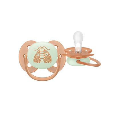Philips AVENT Sucette +18 mois Soft Night Mystery Couleur/Motif Vert/Bleu ou Bleu/Orange