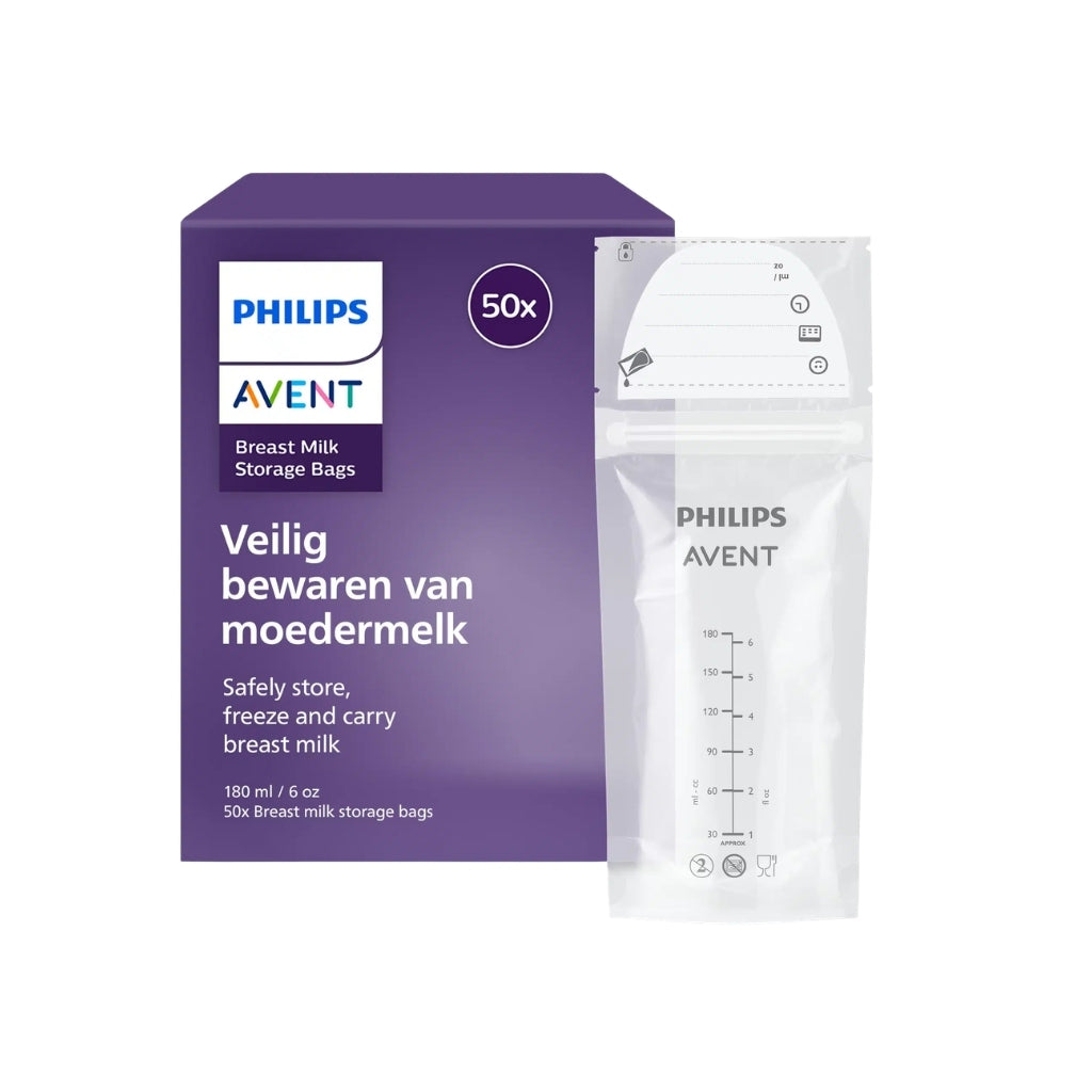 Philips AVENT Moedermelk bewaarzakjes – 50 stuks