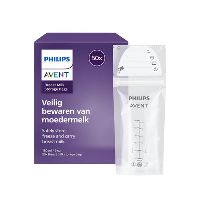 Philips AVENT Moedermelk bewaarzakjes – 50 stuks