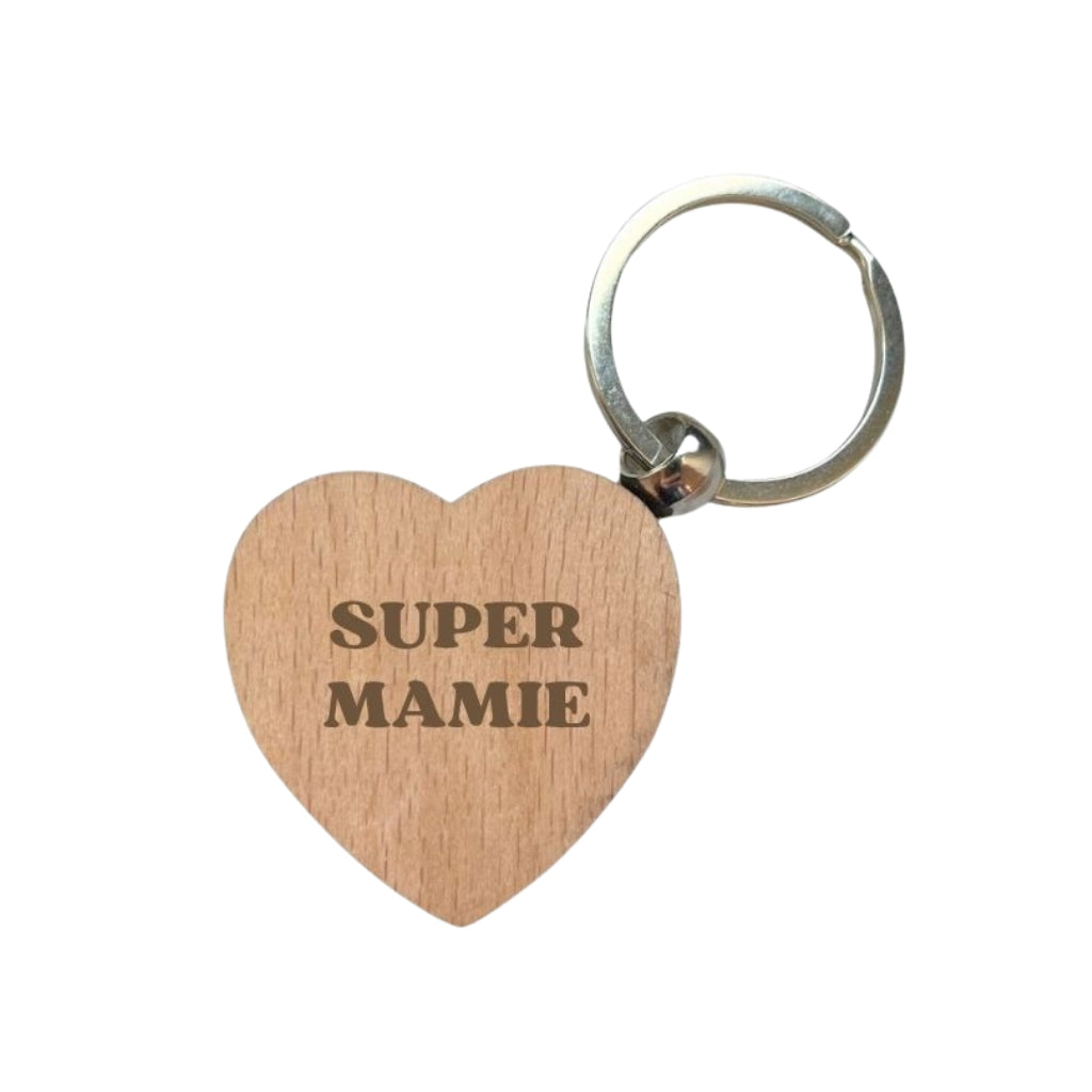 Dotti Porte-clés En Forme De Cœur Super Mamie 