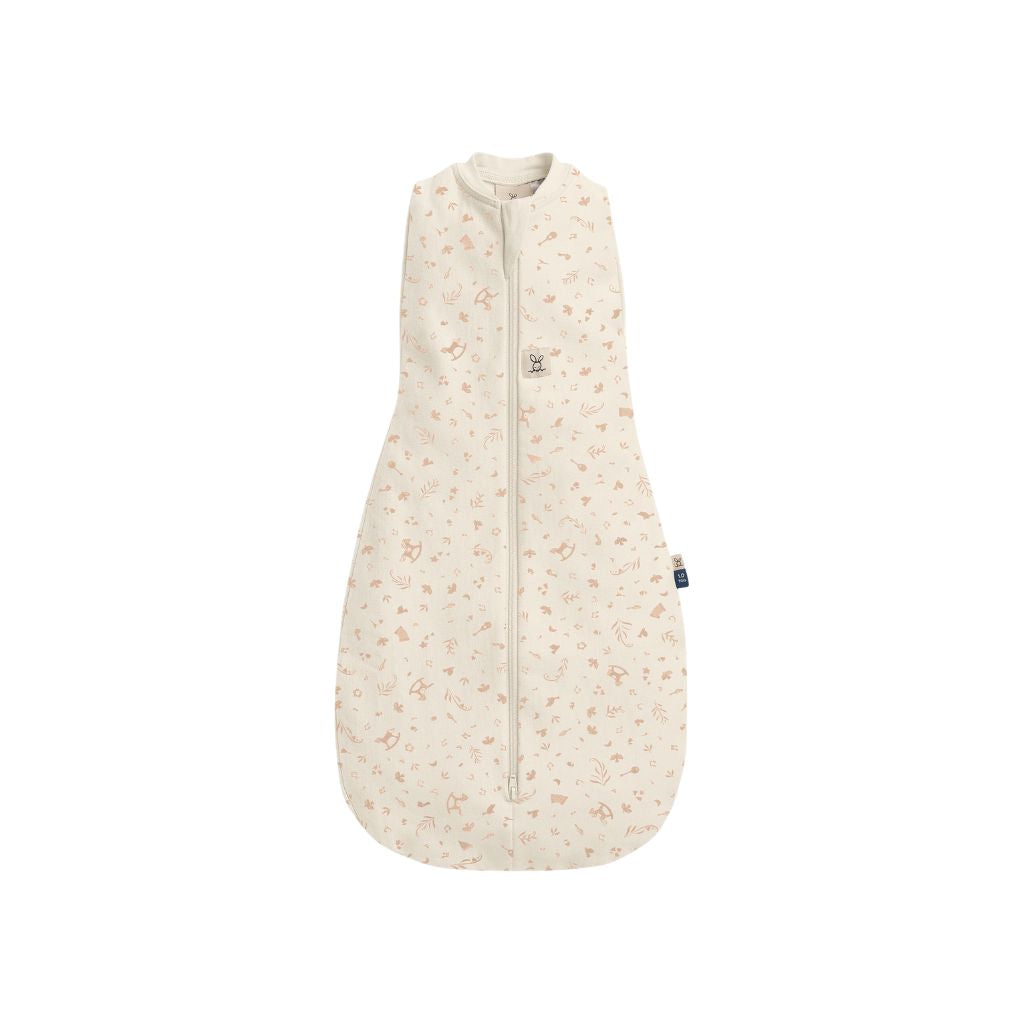 Ergopouch Sac d'emmaillotage / Sac de couchage Ergococoon Lullaby TOG 1,0 Beige 70 cm