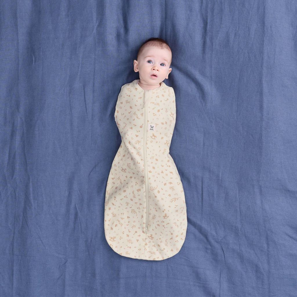 Ergopouch Sac d'emmaillotage / Sac de couchage Ergococoon Lullaby TOG 1,0 Beige 70 cm