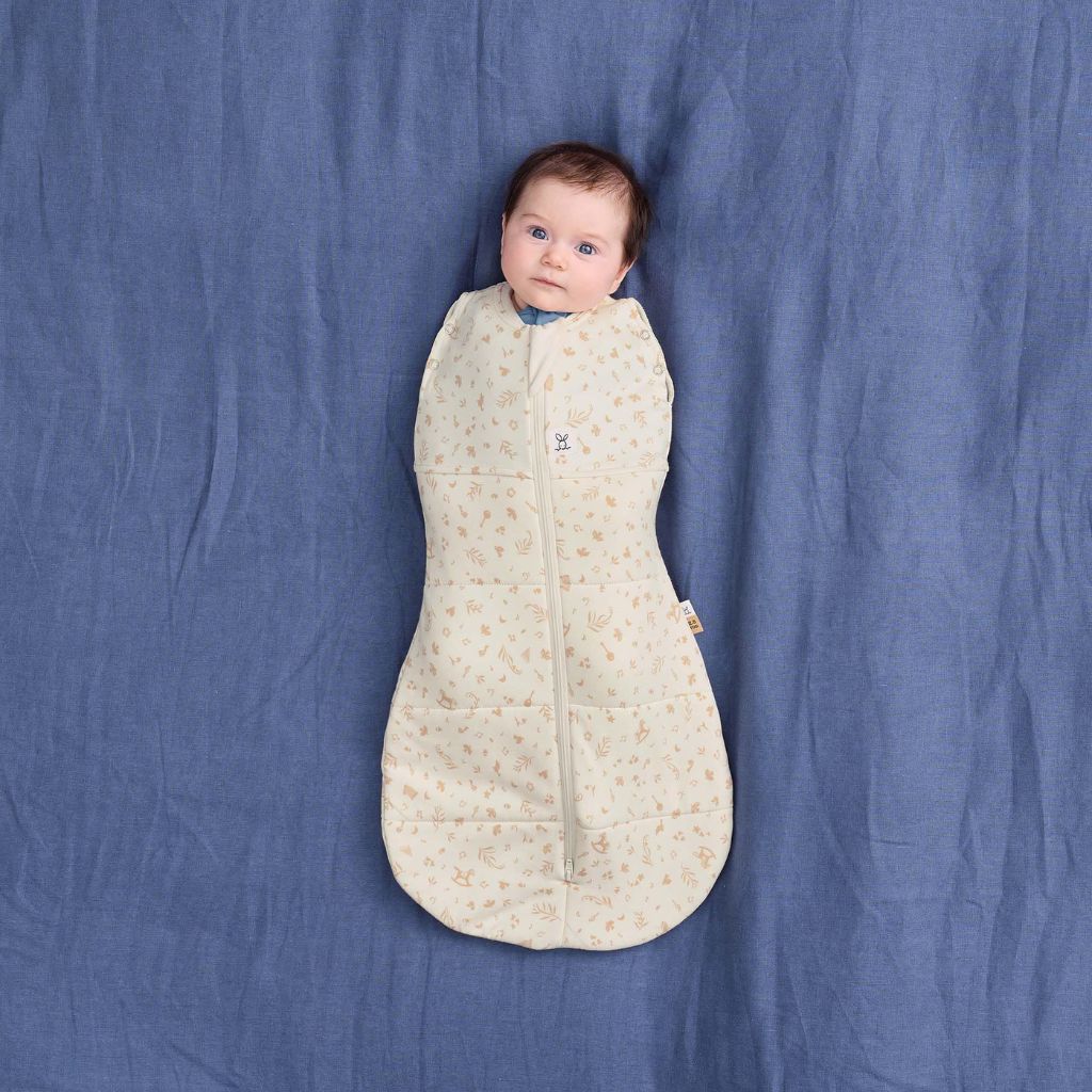 Ergopouch Sac d'emmaillotage / Sac de couchage d'hiver Ergococoon Lullaby TOG 2,5 Beige 70 cm