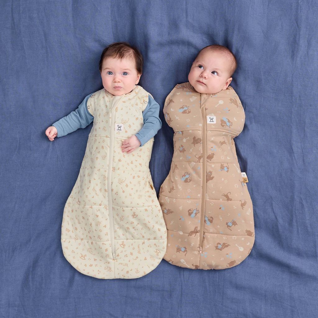 Ergopouch Sac d'emmaillotage / Sac de couchage d'hiver Ergococoon Lullaby TOG 2,5 Beige 70 cm