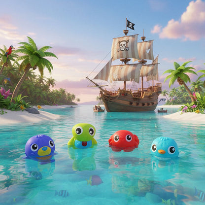 Playgro Jouets De Bain Sous La Mer Squirtees