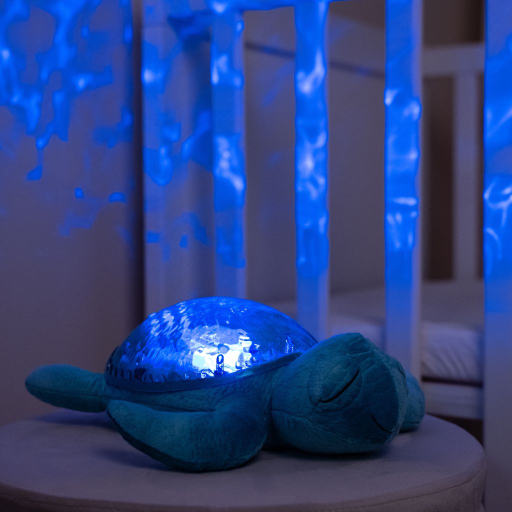 Cloud-B Tranquil Turtle Aqua Projecteur Musical Pour Bébé Bleu