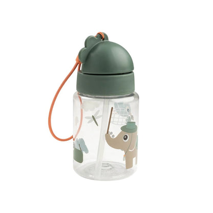 Done by Deer Drinkfles Met Rietje Tiny Trails Green 280 ml