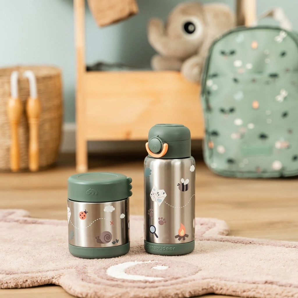 Done by Deer Isothermisch Lunchbox Tiny Trails Green