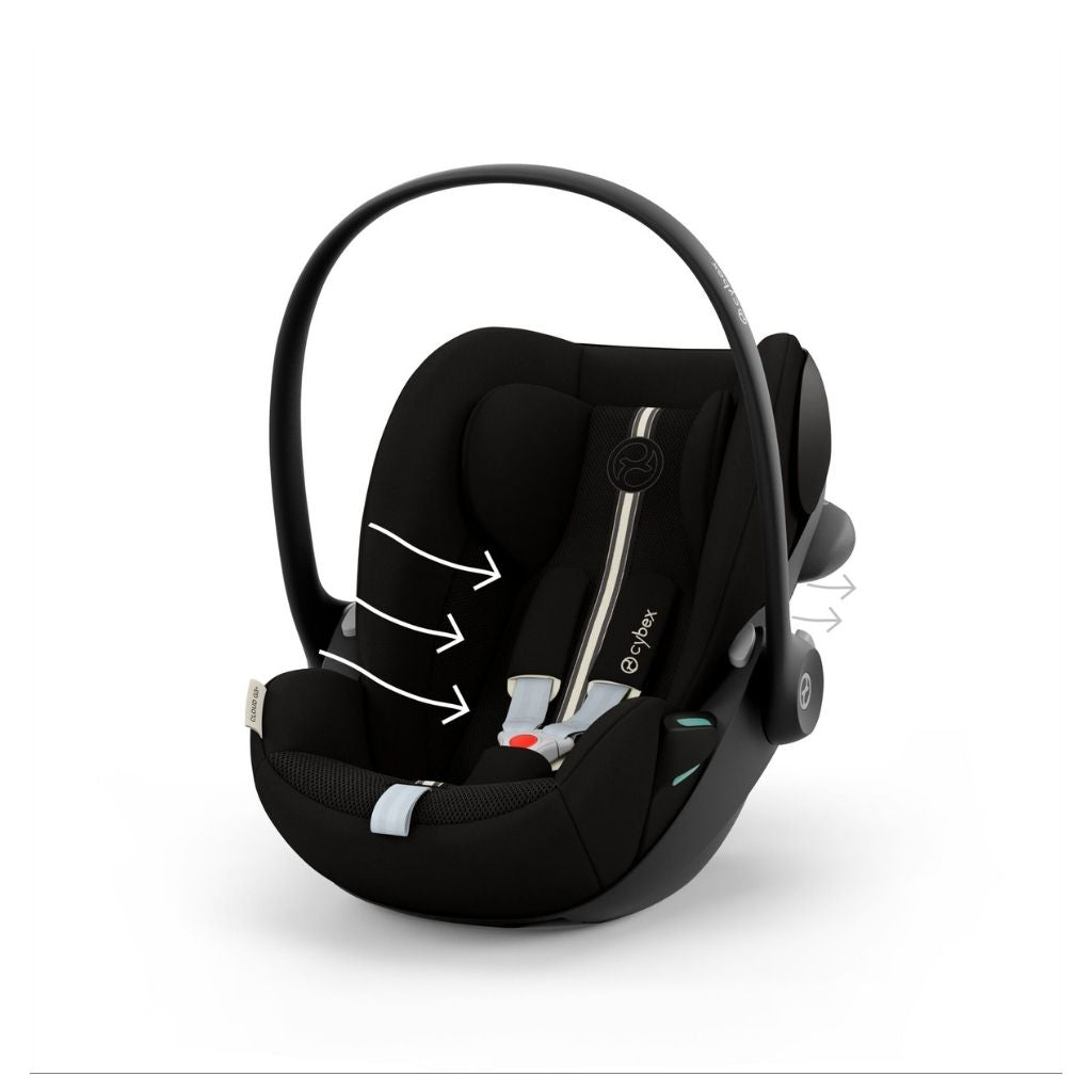 Cybex Draagbare Autostoel Groep 0+ Cloud G3 i-size Plus Moon Black