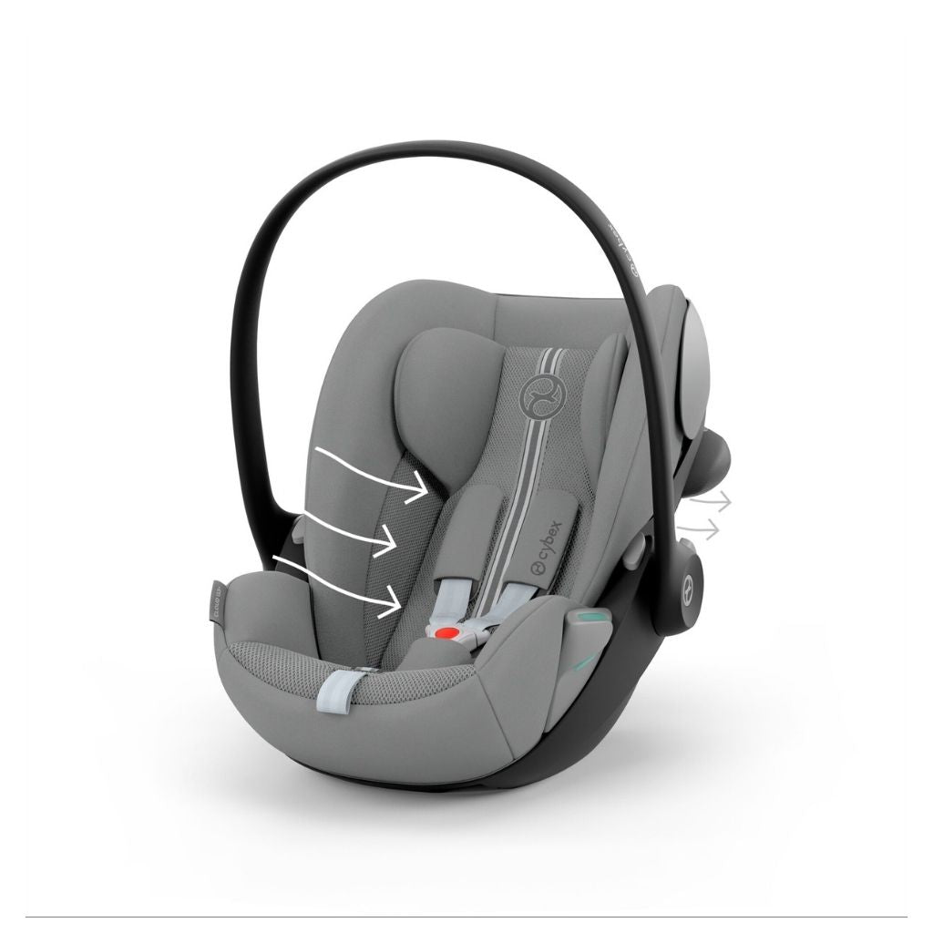 Cybex Siège-Auto Portable Groupe 0+ Cloud G3 i-size Plus Stone Grey