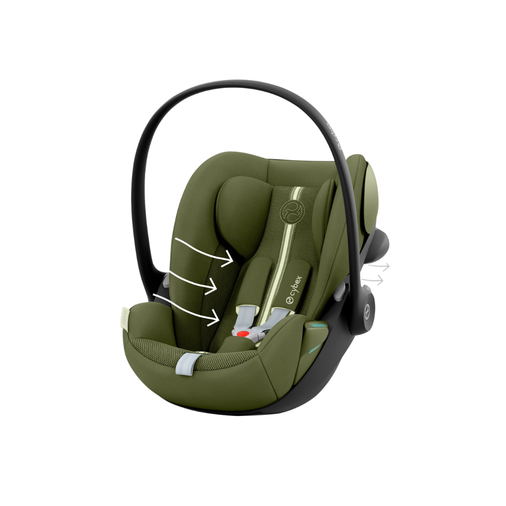 Cybex Draagbare Autostoel Groep 0+ Cloud G3 i-size Plus Moss Green