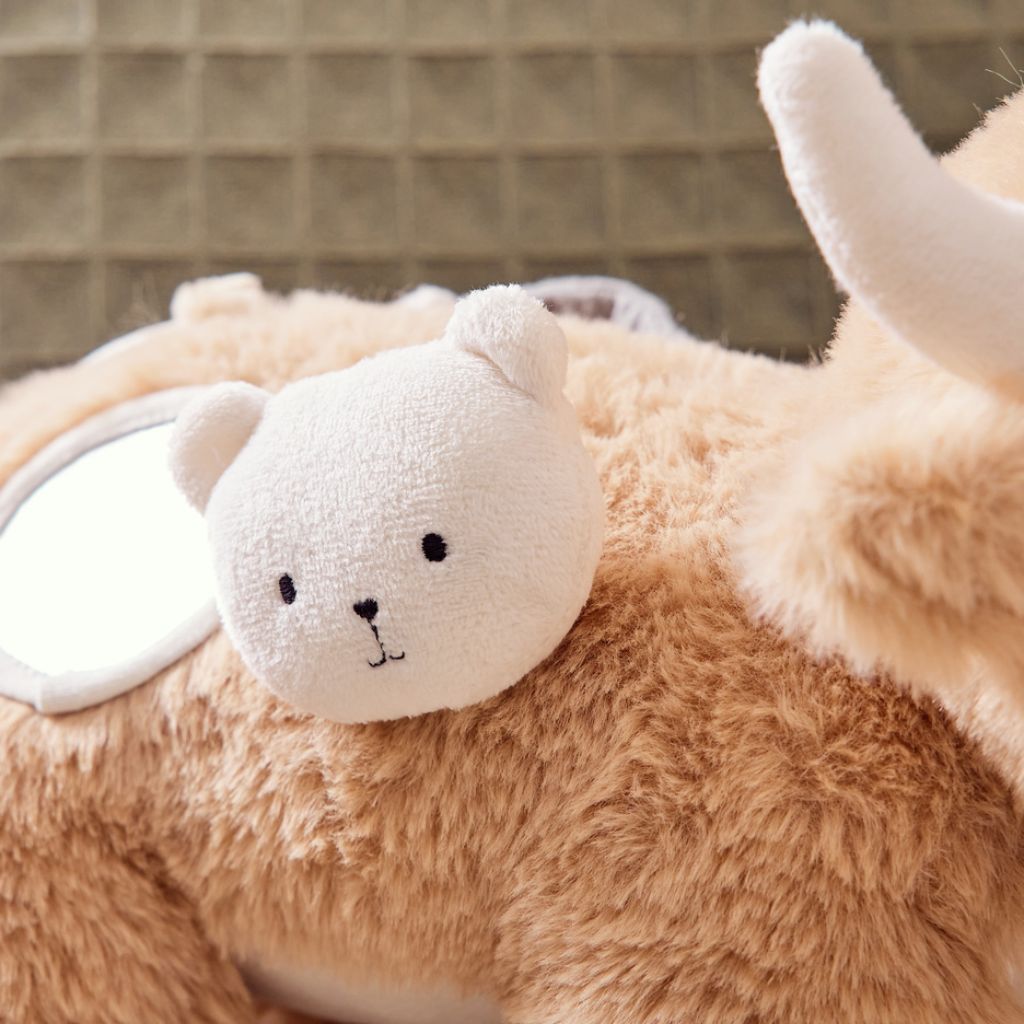 Noukie's Peluche d’activités Fluffy & Orso Fluffy Beige
