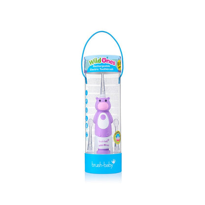 brush-baby Brosse à dents électrique WildOnes™ Holly l'hippopotame 0-10 ans
