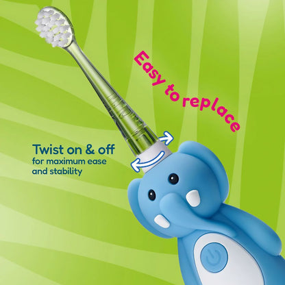 brush-baby Tête de brosse pour brosse à dents électrique WildOnes™ - 4 pièces