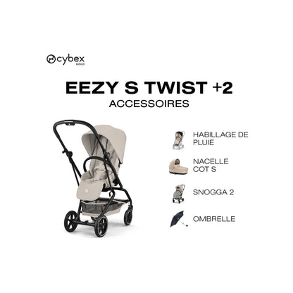 Cybex Poussette Eezy S Twist+2 Dune Grey