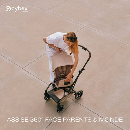 Cybex Poussette Eezy S Twist+2 Dune Grey