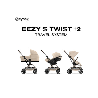 Cybex Poussette Eezy S Twist+2 Almond Beige