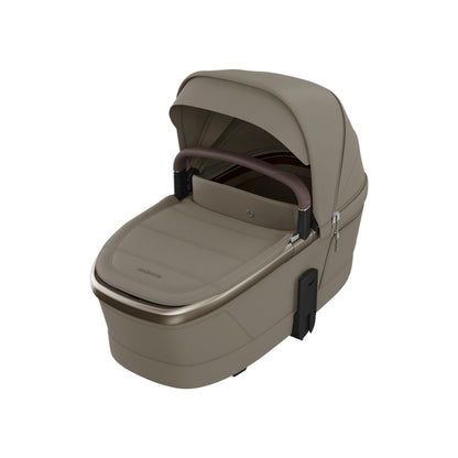 Maxi-Cosi 3-en-1 Poussette Oak Truffle + Nacelle + Coral Slide Pro Oak Truffle + Base Familyfix Slide Pro