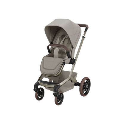 Maxi-Cosi 3-en-1 Poussette Fame Sapphire Sand + Nacelle + Coral Slide Sapphire Sand + Base Familyfix Slide Pro