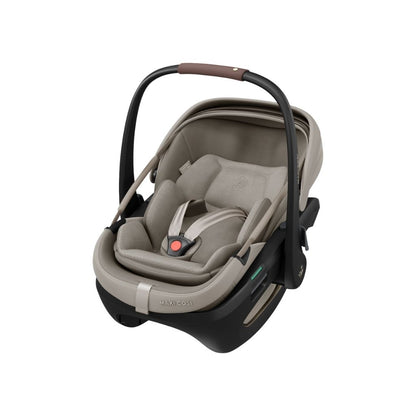 Maxi-Cosi 3-en-1 Poussette Fame Sapphire Sand + Nacelle + Coral Slide Sapphire Sand + Base Familyfix Slide Pro
