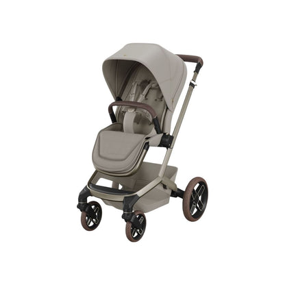 Maxi-Cosi 3-en-1 Poussette Fame Sapphire Sand + Nacelle + Pebble Slide Pro Sapphire Sand + Base Familyfix Slide Pro