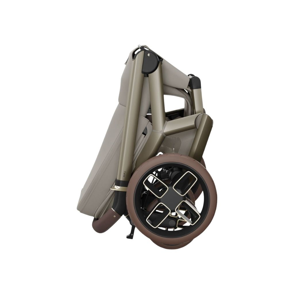 Maxi-Cosi 3-en-1 Poussette Fame Sapphire Sand + Nacelle + Pebble Slide Pro Sapphire Sand + Base Familyfix Slide Pro