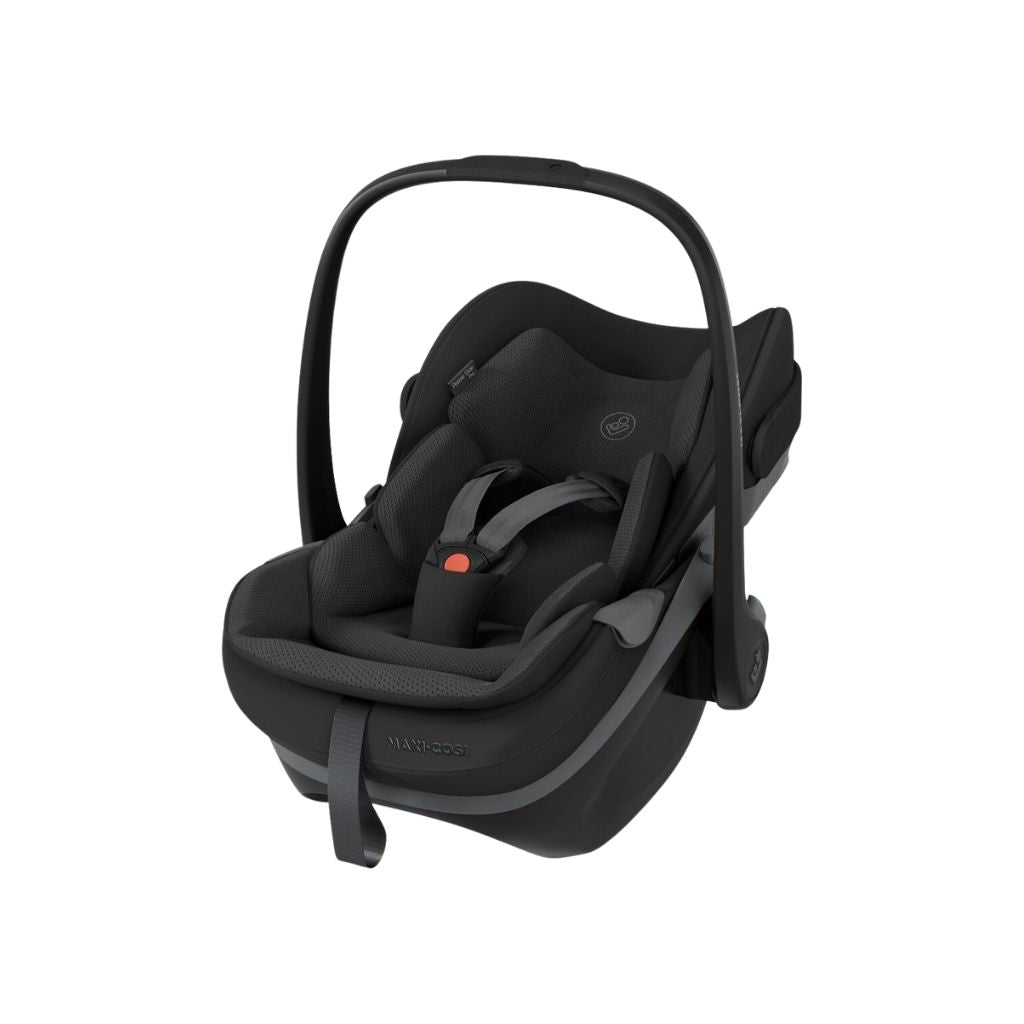 Maxi-Cosi 3-en-1 Poussette Fame Onyx Black + Nacelle + Pebble Slide Pro Onyx Black + Base Familyfix Slide Pro