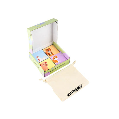 Kinderly Magnetische Dieren Puzzel – 40 Stuks