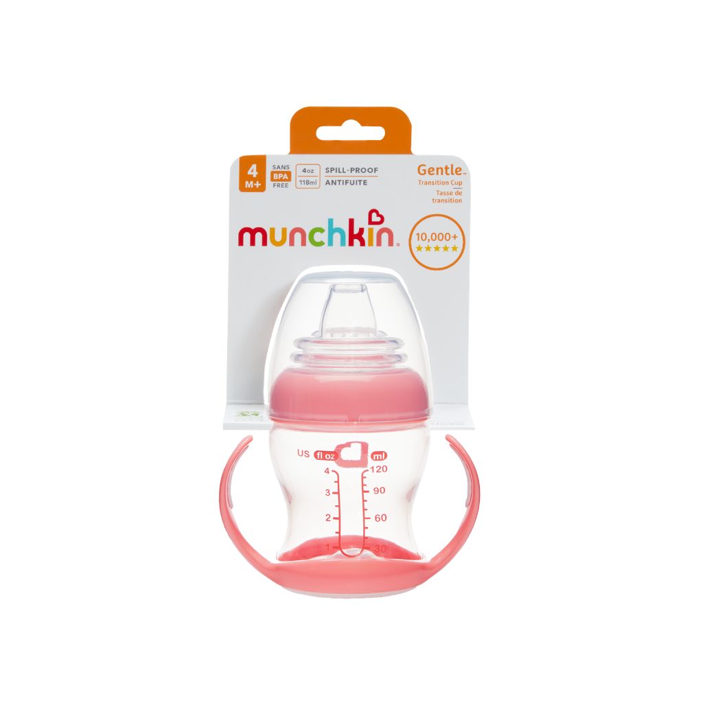 Munchkin Drinkbeker Clear Pink