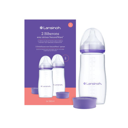 Lansinoh Zuigfles NaturalWave® 330ml - 2 stuks