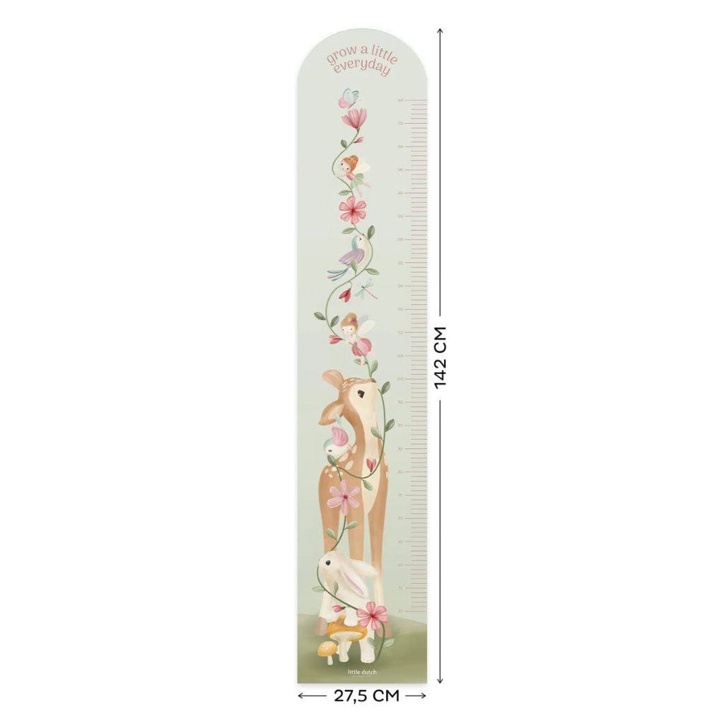 Little Dutch Sticker mural Mètres de croissance Fairy Garden
