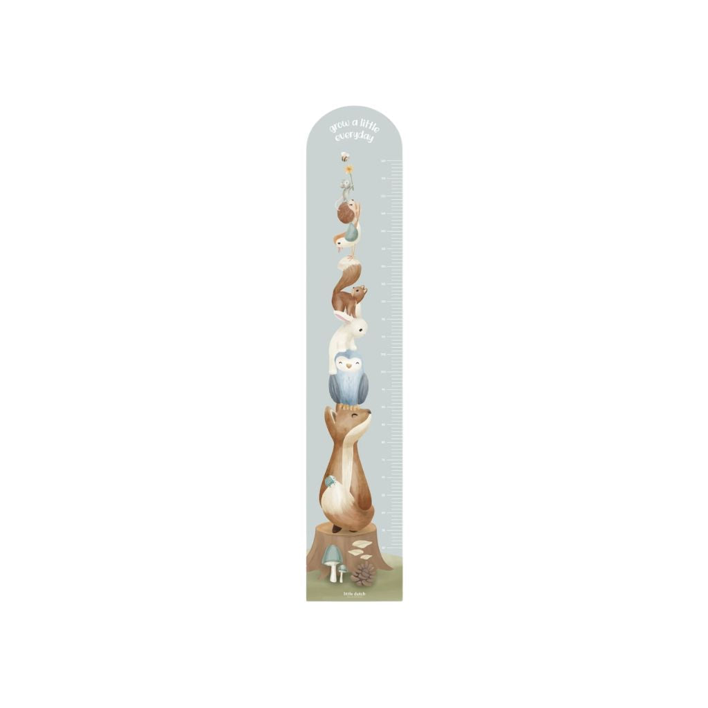 Little Dutch Muursticker Groeimeter Forest Friends