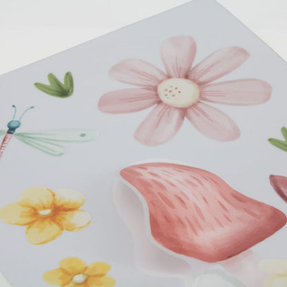 Little Dutch Muursticker Fairy Garden A4 - 3 stuks