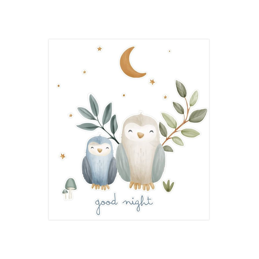 Little Dutch Muursticker Good Night Forest Friends 45 x 40 cm