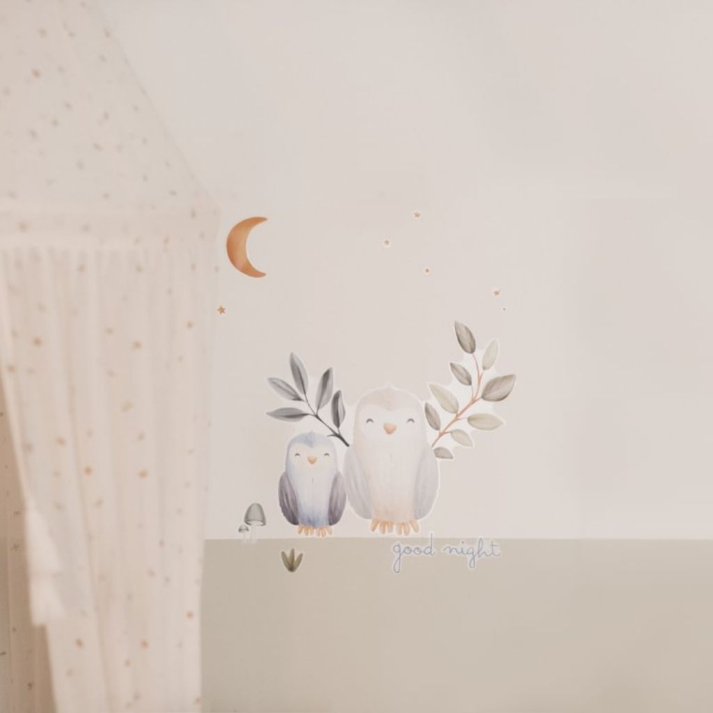 Little Dutch Muursticker Good Night Forest Friends 45 x 40 cm