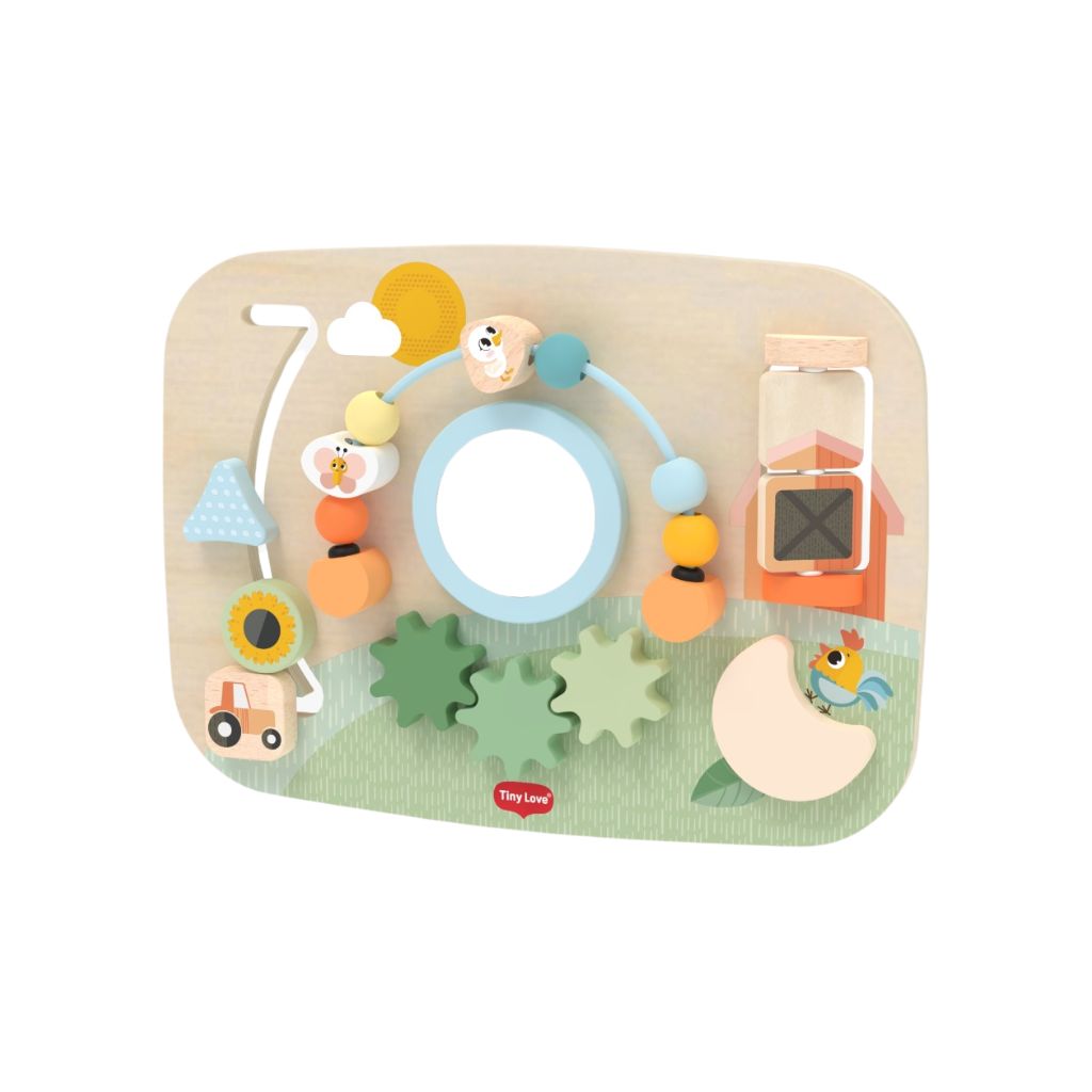 TinyLove Jouet d'éveil Busy Board Farmers