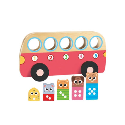 Jumbo Houten Telspeelgoed Goula Bus 1 Tot 5