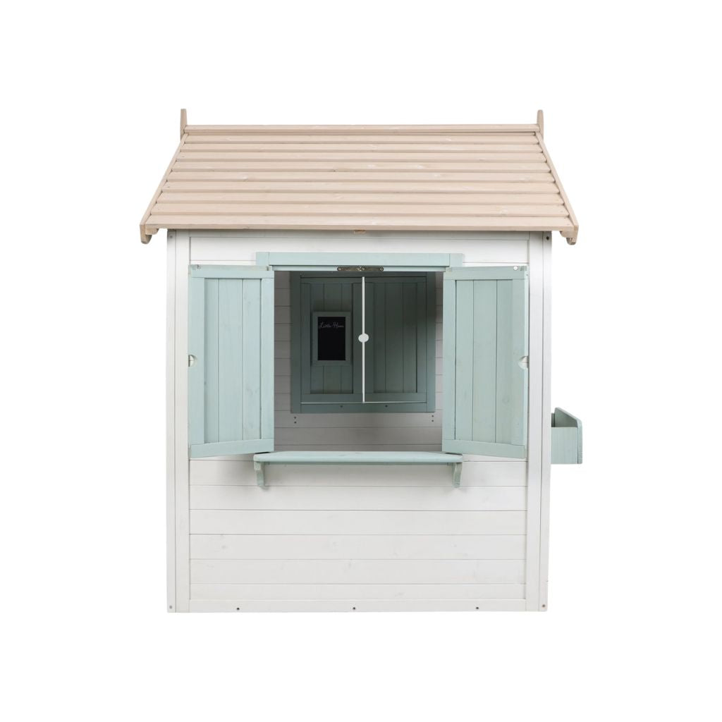 Little Dutch Maisonnette De Jeu d'extérieur En Bois Blanche