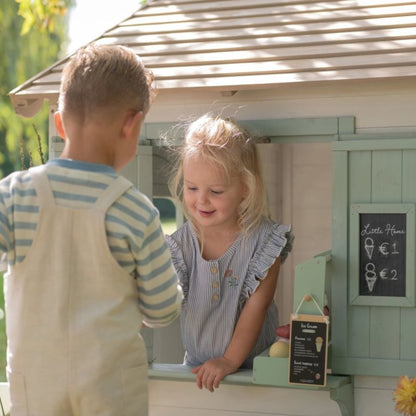 Little Dutch Maisonnette De Jeu d'extérieur En Bois Blanche